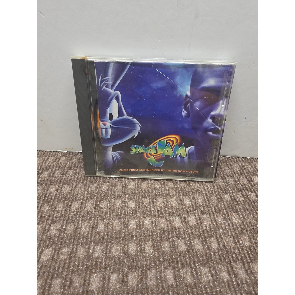 Space Jam Movie Soundtrack CD 1996 Michael Jordan Bugs Bunny Seal R Kelly 829612
